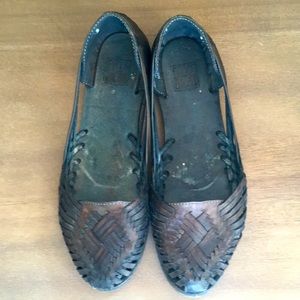 Leather Frye shoes